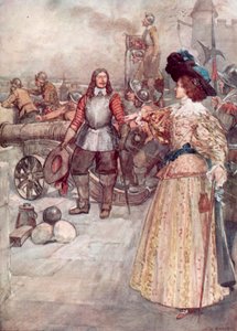 Mademoiselle De Montpensier avfyrar kanonen