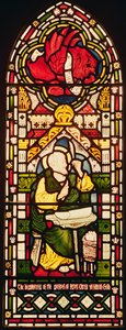 Markus, ca 1870 (målat glas) av William and Company Morris