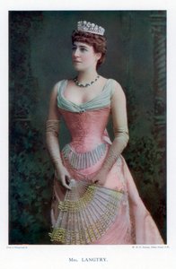 Lillie Langtry, brittisk skådespelerska, 1901. av William and Daniel Downey