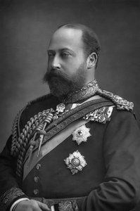 Prins Edward av Wales, den blivande kungen Edward VII av Storbritannien 1841-1910, 1890.