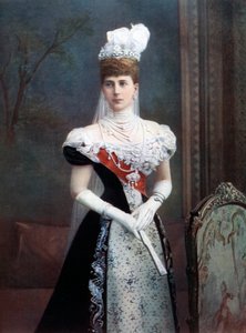 Prinsessan Alexandra av Danmark, sent 1800-tal.