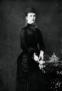 Drottning Alexandra under sitt silverbröllops år 1888 1911 av William and Daniel Downey