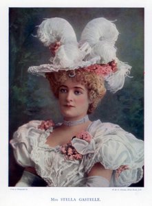Stella Gastelle, skådespelerska, 1901. av William and Daniel Downey