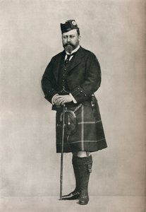 Prinsen av Wales i Highland-dräkt, c1886 1910 av William and Daniel Downey