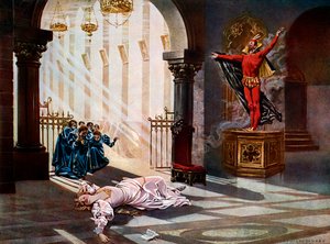 Faust, akt IV scen v