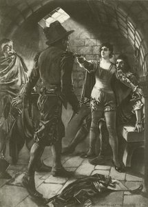 Fidelio, akt II scen iii (gravyr) av William de Leftwich Dodge