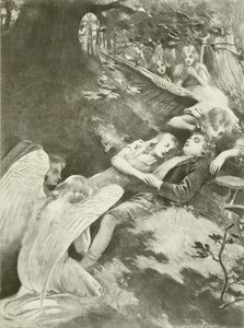 Hans och Gretel, akt II scen II (gravyr)