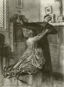 Manon, akt III scen iii (gravyr) av William de Leftwich Dodge