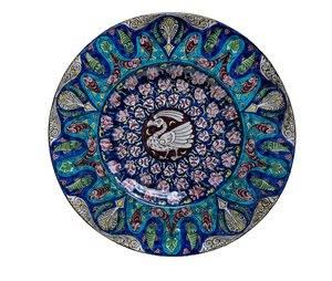 Fågel- och fiskrätt av William de Morgan