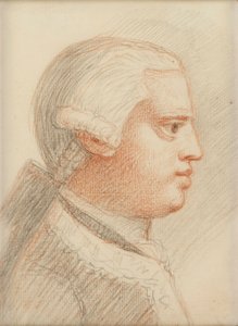 Edward Augustus, hertig av York, ca 1761-7 (krita på papper) av William of Bath Hoare