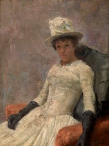 Stephanie i vitt av William van Strydonck