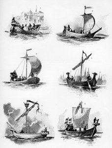 Hanseatiska förbundets skepp på 1300- och 1400-talet, 1903.