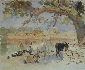435A Jaisalmer - Gadi Sagar (skiss) av Wilson Clive