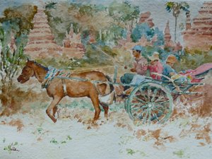 924 En tur runt templen, Bagan av Wilson Clive
