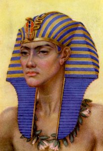 Akhenaten, forntida egyptisk farao från den 18:e dynastin, 1300-talet f.Kr. 1926.
