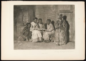 Sunday Morning in Old Virginia, ca 1888-91 (fotogravyr på vävpapper)
