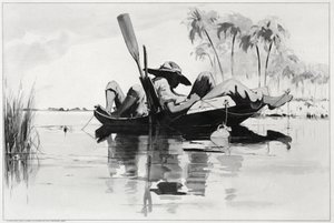 En fiskefest av Winslow Homer
