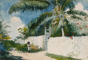 En trädgård i Nassau av Winslow Homer