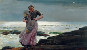 Ett ljus på havet, 1897 av Winslow Homer