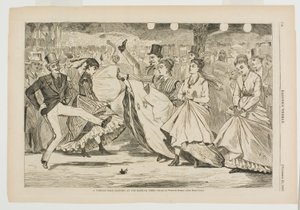 En parisisk bal som dansar på Mabille, Paris av Winslow Homer