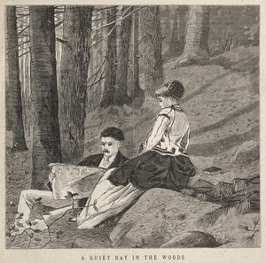 En lugn dag i skogen av Winslow Homer