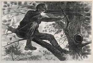 En prickskytt på vaktposttjänst av Winslow Homer