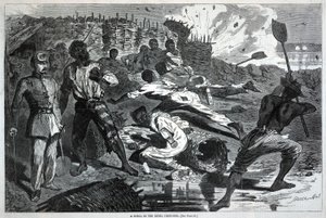 En granat i rebellernas skyttegravar, från Harper
