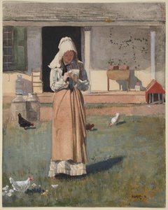 En sjuk höna av Winslow Homer