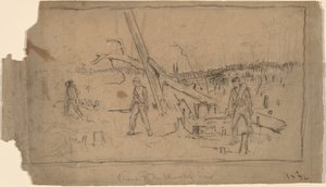 Frammarsch av Skirmish Line av Winslow Homer