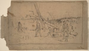 Framryckning av Skirmish Line av Winslow Homer