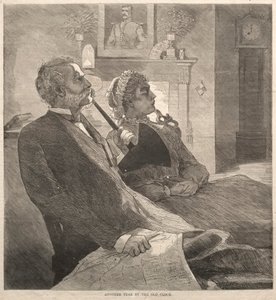Ännu ett år med den gamla klockan av Winslow Homer
