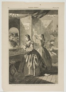 "Any Thing for Me, If You Please"-Postkontoret för Brooklyn Fair till förmån för Sanitary Commission av Winslow Homer