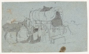 Army Wagon och Mule av Winslow Homer