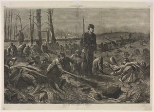 Potomacarmén - Sovande på sina vapen av Winslow Homer