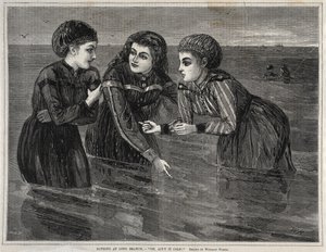 Bad vid Long Branch – ”Åh, vad det är kallt!” av Winslow Homer