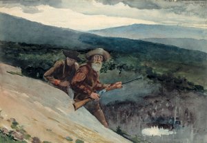 Björnjakt, Prospect Rock av Winslow Homer