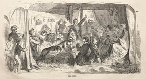 Skisser från lägermötet:  Tältet av Winslow Homer