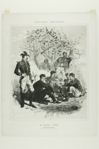 Kampanjskisser: A Pass Time - Kavalleriets vila av Winslow Homer