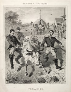 Fälttågsskisser: proviantering av Winslow Homer