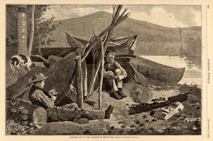 Camping i Adirondackbergen, ur Harper