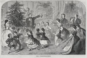 Jul -- Samla Evergreens Julgranen av Winslow Homer