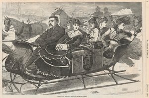 Christmas Belles, från Harper av Winslow Homer