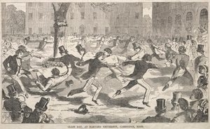 Klassdag, vid Harvard University, Cambridge, Massachusetts, 1858. av Winslow Homer