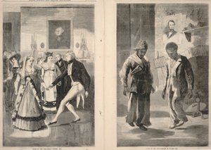 Krigsslutet - Hulls seger, 1814/Krigsslutet - Babylon har fallit, 1865, från Frank Leslie
