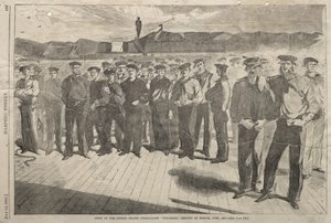 Besättningen på den amerikanska ångsloopen ”Colorado”, som avgick från Boston i juni 1861 av Winslow Homer