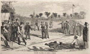 Cricketspelare på Boston Common av Winslow Homer