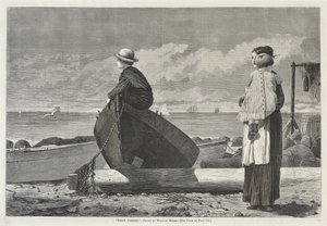 Pappa kommer! av Winslow Homer