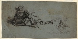 Teckning, Tre dagar vid fronten, ca 1863 av Winslow Homer