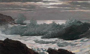Tidig morgon efter en storm på havet, 1900-02 av Winslow Homer