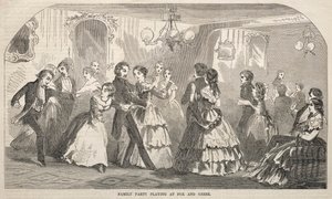 Familjefest spelar på räv och gäss, 1857. av Winslow Homer